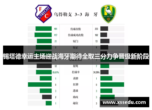 锡塔德幸运主场迎战海牙期待全取三分力争晋级新阶段